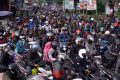 Lalu Lintas Macet Parah di Rancamanyar Kabupaten Bandung