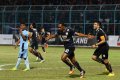 Lancine Kone Lakukan Selebrasi Usai Cetak Gol
