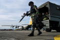 Latihan Terjung Payung TNI AU di Lanud Sultan Iskandar Muda