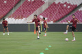 Latihan Timnas Jelang Melawan Irak