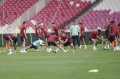 Latihan Timnas Jelang Melawan Irak