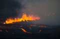 Lava Pijar Erupsi Gunung Berapi Jadi Tontonan di Islandia