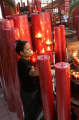 Lilin Imlek di Wihara Dharma Jaya (Sin Tek Bio) Pasar Baru