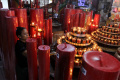 Lilin Imlek di Wihara Dharma Jaya (Sin Tek Bio) Pasar Baru