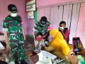 Lima Hari Vaksinasi Mobile, Pangdam XVI/Pattimura Apresiasi Kine