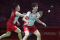 Liu Sheng Shu/Zhang Shu Xian Juara Ganda Putri Indonesia Masters