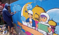 Lomba Mural Berakhlak Sambut Bulan Suci Ramadan 1443 H