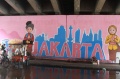 Lukisan Mural Jakarta di Underpas Jatinegara
