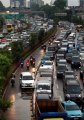 Macet Akibat Hujan Deras
