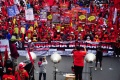 Mahasiswa dan Buruh Kembali Turun ke Jalan