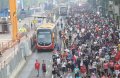 Masyarakat HBKB Nekad Masuk Jalur Busway