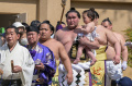Melihat Jawara Sumo Bertanding di Turnamen Honozumo