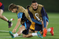 Melihat Latihan Timnas Kroasia Jelang Melawan Argentina