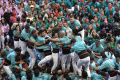 Melihat Menara Manusia pada Kompetisi Castells di Spanyol
