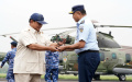 Menhan Prabowo Serahkan 8 Unit Helikopter H225M pada TNI AU