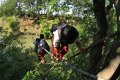 Meniti Kawat Jembatan Ambruk untuk Sekolah