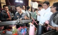 Menteri Perindustrian Tinjau Tinjau Sentra Rajut Binong Jati
