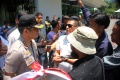 Mitra Pengemudi Grab Melakukan Unjuk Rasa