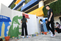 Mural Surabaya Heritage di Kampus Petra Christian University