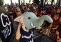 Murid SD Peringati Hari Gajah Sedunia