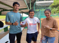 Naila Novaranti Bangga Hantarkan Anak Terbang ke Ajang World Cup 2022