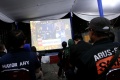 Nobar Debat Cagub DKI di Posko AHY