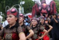 Ogoh-ogoh Kuasai Kawasan Nol Kilometer Yogyakarta