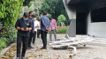 Olah TKP Pembakaran Pospol Pejompongan 