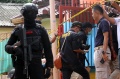 Olah TKP Penggerebekan Teroris di Bekasi