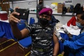 Panglima Koarmada II Tinjau Vasin Massal Covid-19 TNI AL