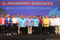 Partai Gelora Deklarasi Dukung Prabowo Subianto