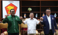 Partai Nasdem Kunjungi Sekber Gerindra-PKB