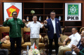 Partai Nasdem Kunjungi Sekber Gerindra-PKB