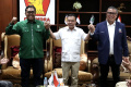 Partai Nasdem Kunjungi Sekber Gerindra-PKB