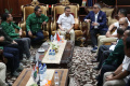 Partai Nasdem Kunjungi Sekber Gerindra-PKB
