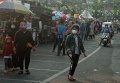 Pasar Lama Tangerang Ramai di Tengah Peningkatan PPKM