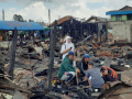 Pasca Kebakaran di Jalan AM Sangaji Kota Samarinda
