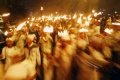 Pawai Obor Sambut Bulan Suci Ramadan