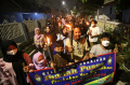 Pawai Obor Sambut Ramadan 1443 H di Jakarta