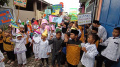 Pawai Santri-Santri Cilik Sambut Bulan Ramadan