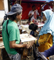 Pedagang Ayam Kampung di Ciledug Tangerang