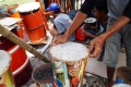 Pedagang Bedug Tanah Abang Mulai Ramai