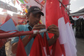 Pedagang Musiman Bendera Mulai Ramai