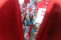 Pedagang Musiman Bendera Mulai Ramai