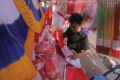 Pedagang Musiman Bendera Mulai Ramai