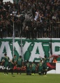 Pemain PSS Sleman Lakukan Selebrasi Usai Cetak Gol