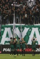 Pemain PSS Sleman Lakukan Selebrasi Usai Cetak Gol