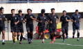 Pemain Tim Sepakbola PSIS Semarang Menjalani Latihan