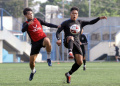 Pemain Tim Sepakbola PSIS Semarang Menjalani Latihan