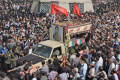 Pemakaman Kolonel Garda Revolusi Iran yang Dibunuh